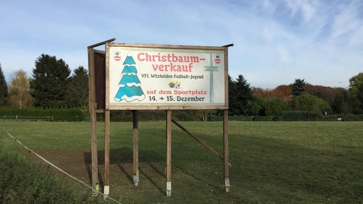 Die VfL-Jugendabteilung verkauft wieder Christbäume